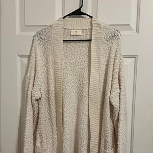Universal Thread Cream Textured Cardigan